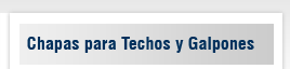 Chapas para Techos y Galpones